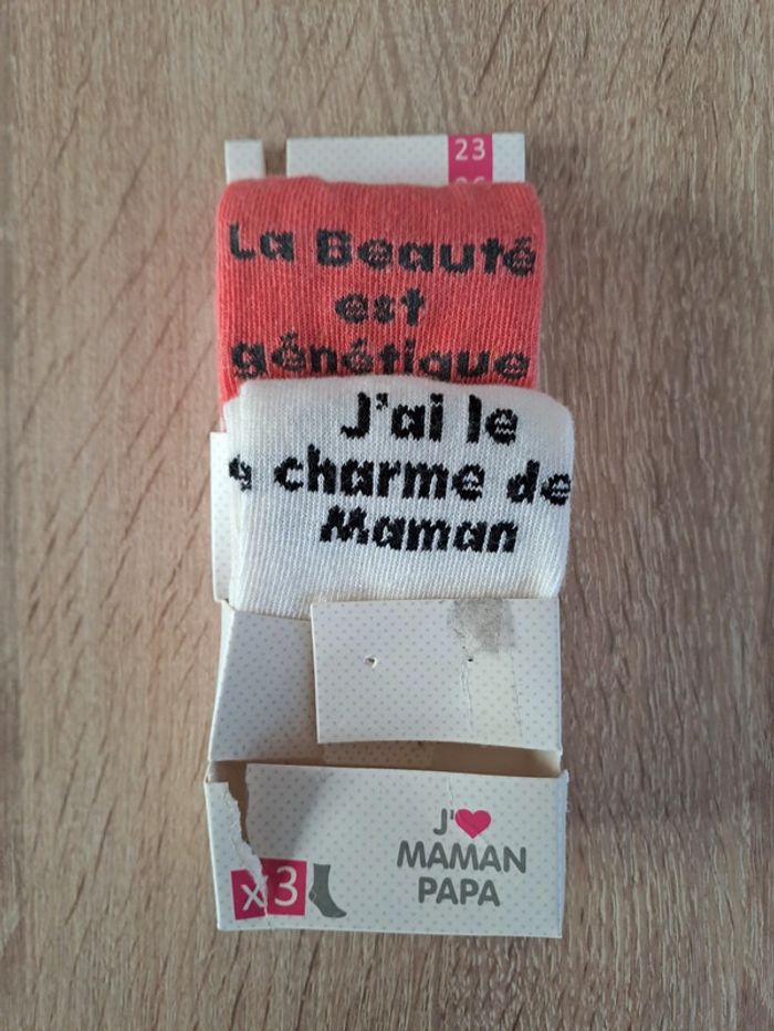 Chaussettes fille neuf