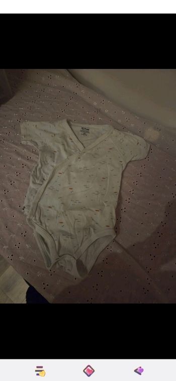 Bodys garçon manche courte 9 mois