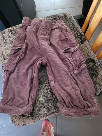 Pantalon velours 2 ans vertbaudet