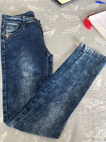 Pantalon skinny à noeud ado