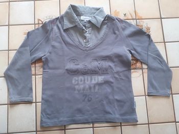 Sweet imitation chemise à carreaux gris