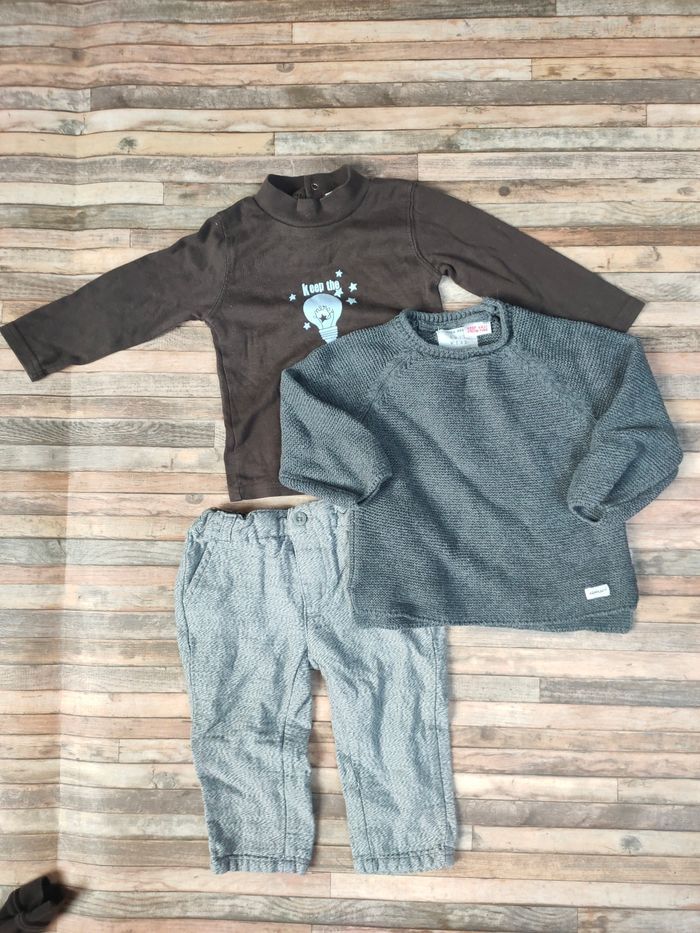 Gros lot vêtements mi-saison bébé garçon 9/12 mois 🍂 - photo numéro 4