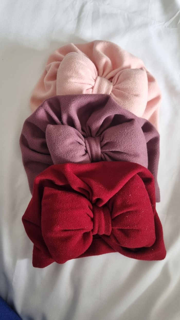 Turban bébé fille - photo numéro 3