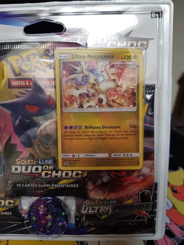 Tripack Pokémon Duo de Choc SL09 Ultra Necrozma - photo numéro 4