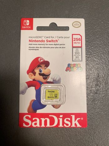 Micro SD 256 Go Nintendo switch