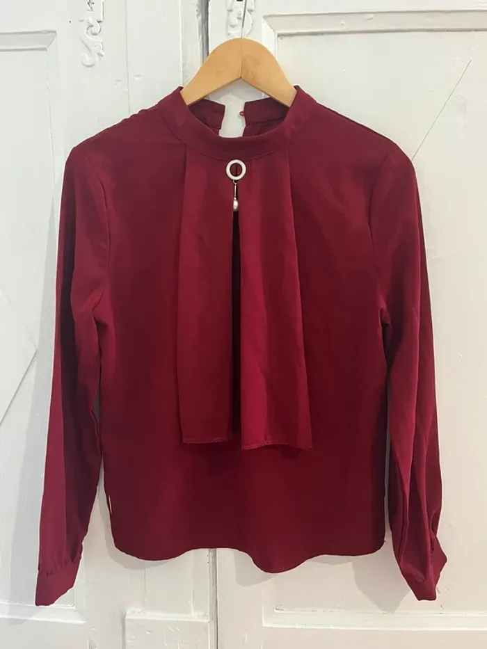 Blouse bordeaux S 36