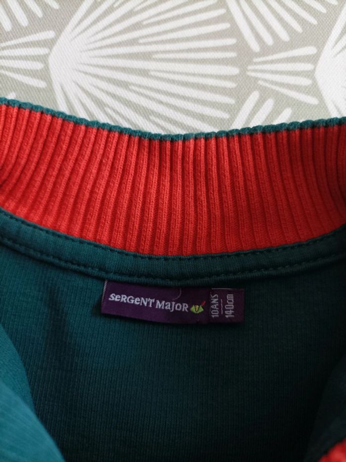 Pull col zippé sergent major 10 ans dino - photo numéro 5