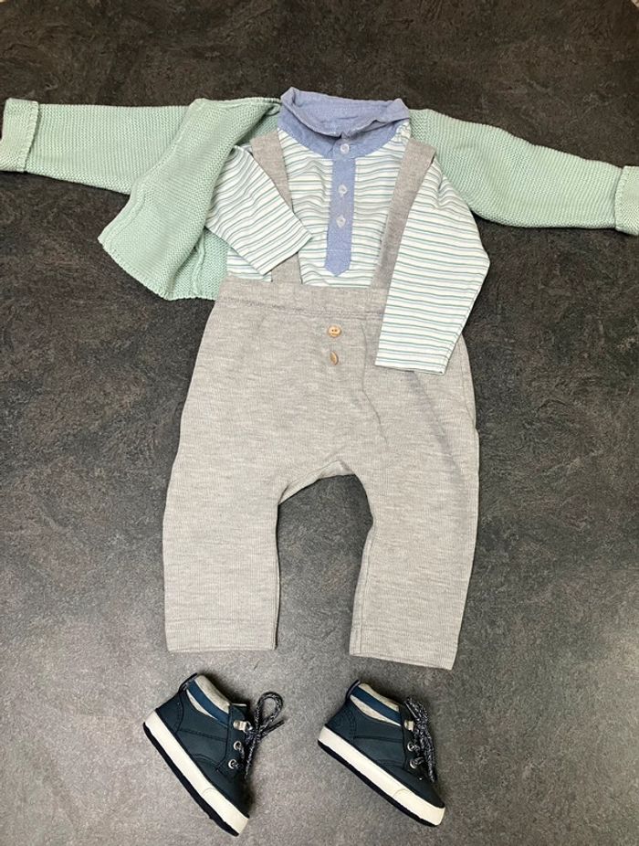 Ensemble 3 pièces garçon 6/9mois - photo numéro 3