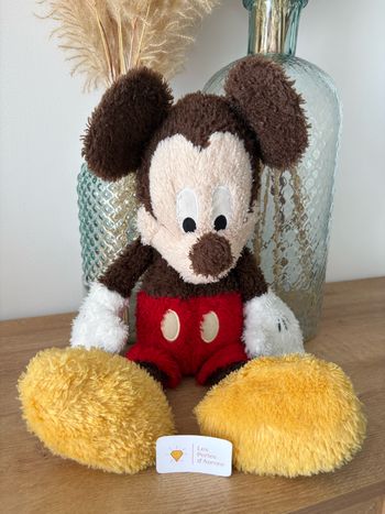 Grande Peluche Mickey poils long