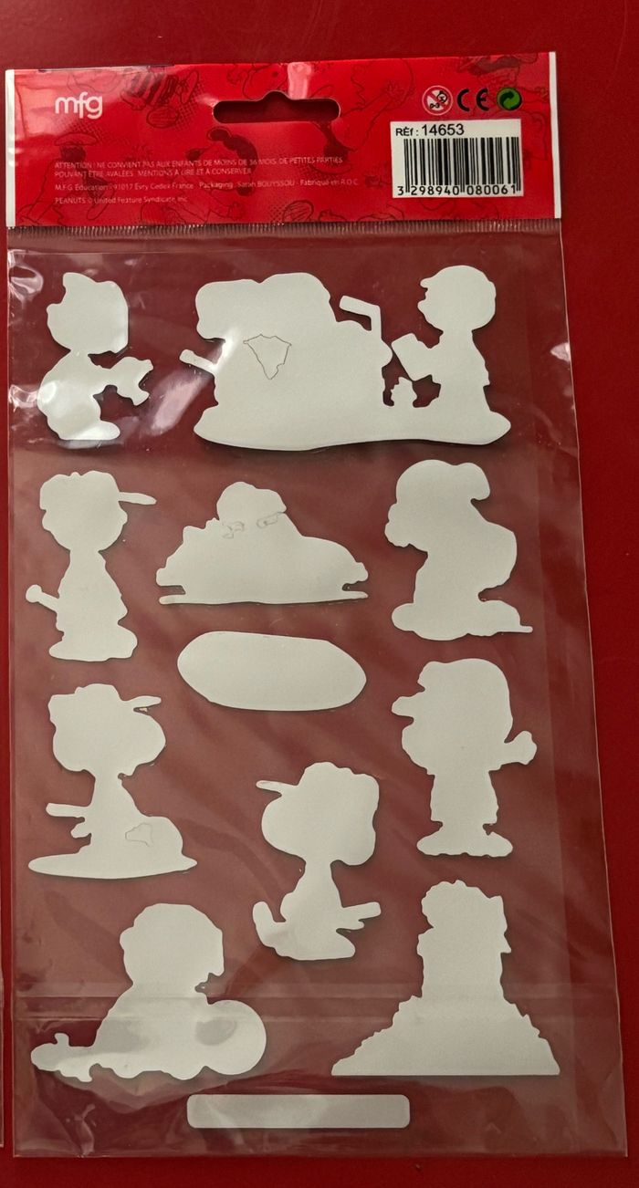 sachet de 11 stickers « Snoopy » - photo numéro 2