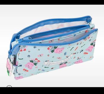 Trousse Peppa Pig💫  avec 3 compartiments zippés séparés