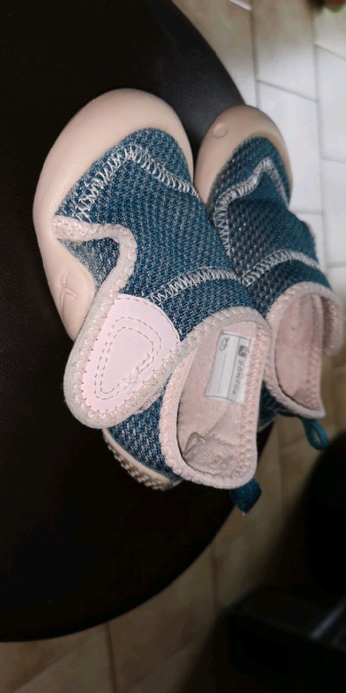 Chaussons 24 rose et bleu - photo numéro 3