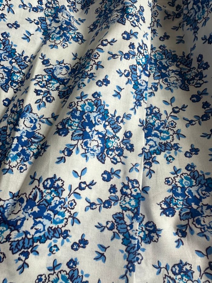 Robe fleurie bleue Acanthe taille 12 mois - photo numéro 2