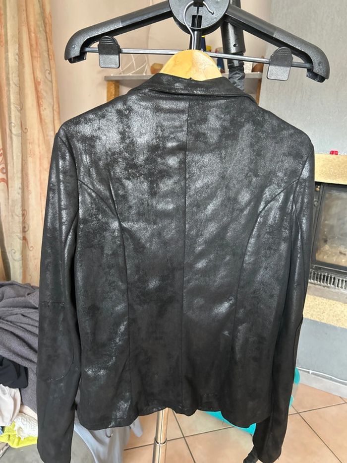 Veste blazer Place du jour noire - photo numéro 3