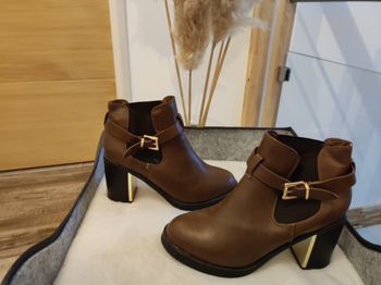 Bottines marron Gémo