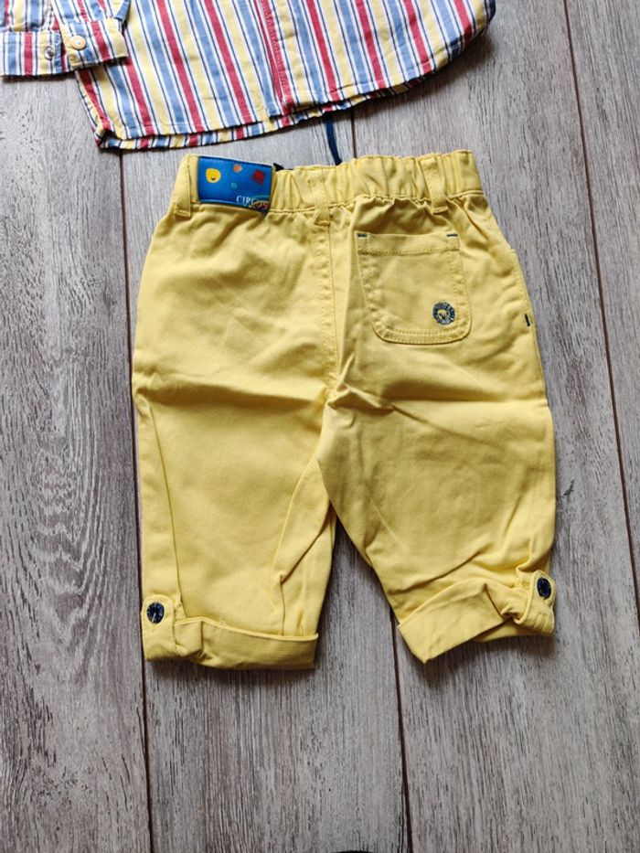 Ensemble 9 mois chemise+pantalon - photo numéro 3