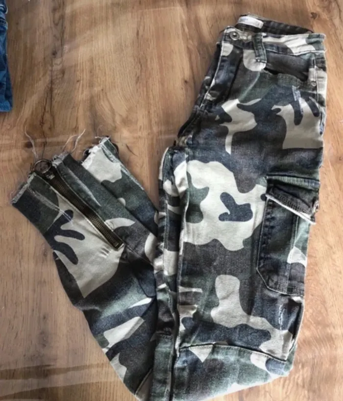 Lot jeans pantalon femme taille S - photo numéro 3