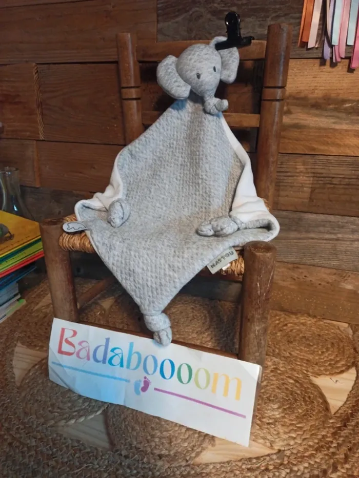 Doudou éléphant Nattou tembo tbe - photo numéro 5