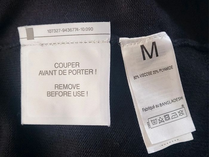 Pull fin noir U Collection Taille M - photo numéro 10