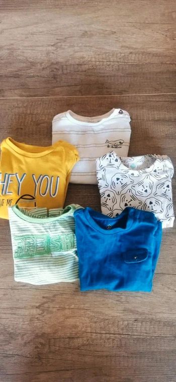 Lot t shirt bébé garçon