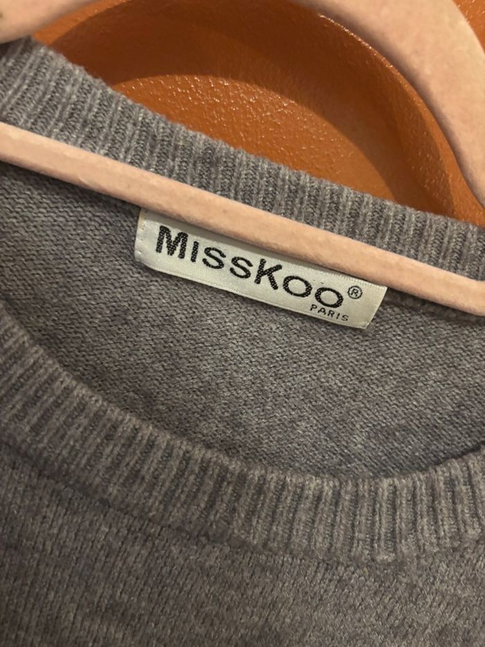 Pull gris - photo numéro 5