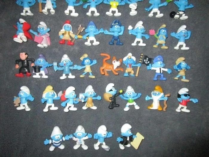 Très gros choix parmi les 60 Figurines Schtroumpf Mcdo, 1€ pièce - photo numéro 3