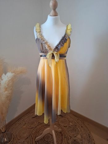 Robe colorée pailletée asymétrique Fashion Express taille XS/S 34/36