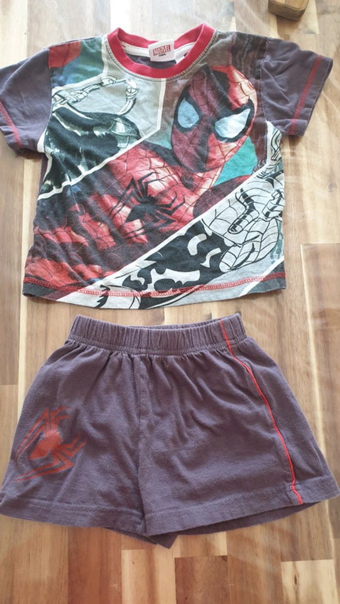 Ensemble pyjama spiderman