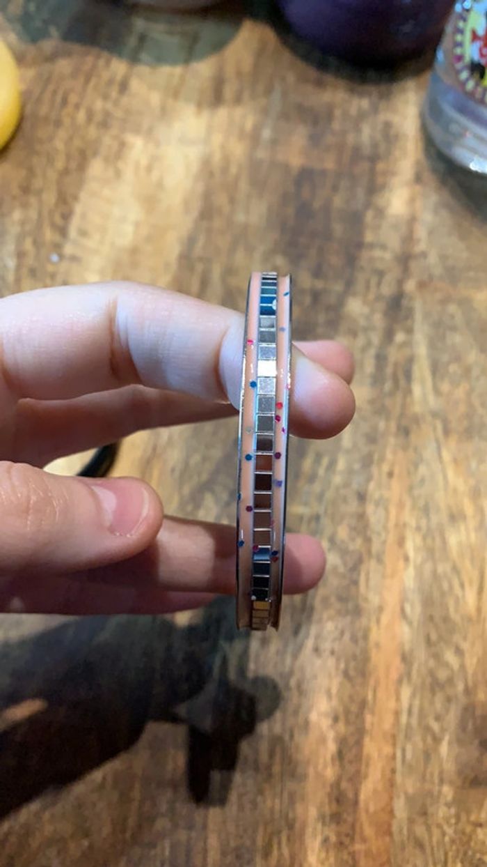 Lot bracelet rigide noir et argenté - photo numéro 9