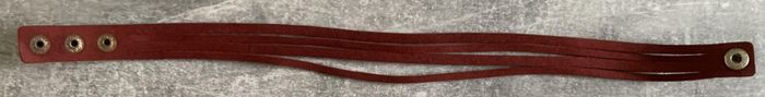 Bracelet multi rangs rouge - photo numéro 5