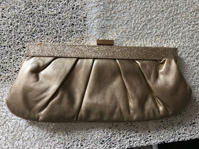 Pochette de soirée accessorize dorée - photo numéro 5