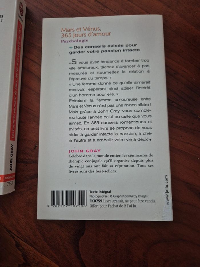 Lot de 2 livres de John Gray - photo numéro 3