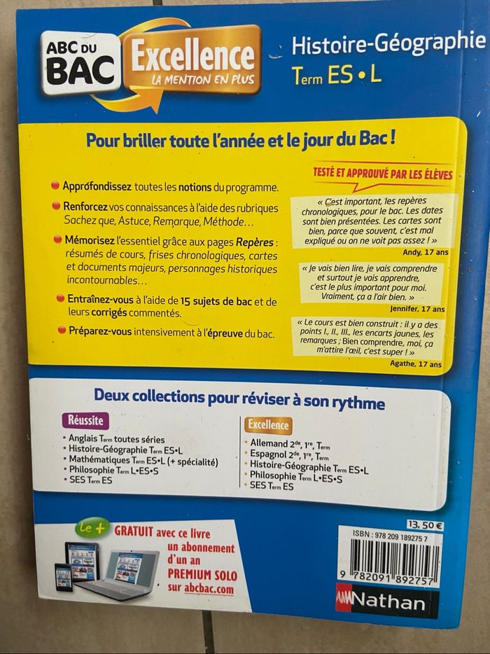 Lots de livres bac - photo numéro 6