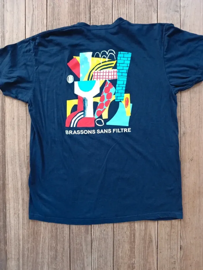T-shirt imprimé manches courtes Gallia paris - L - photo numéro 3