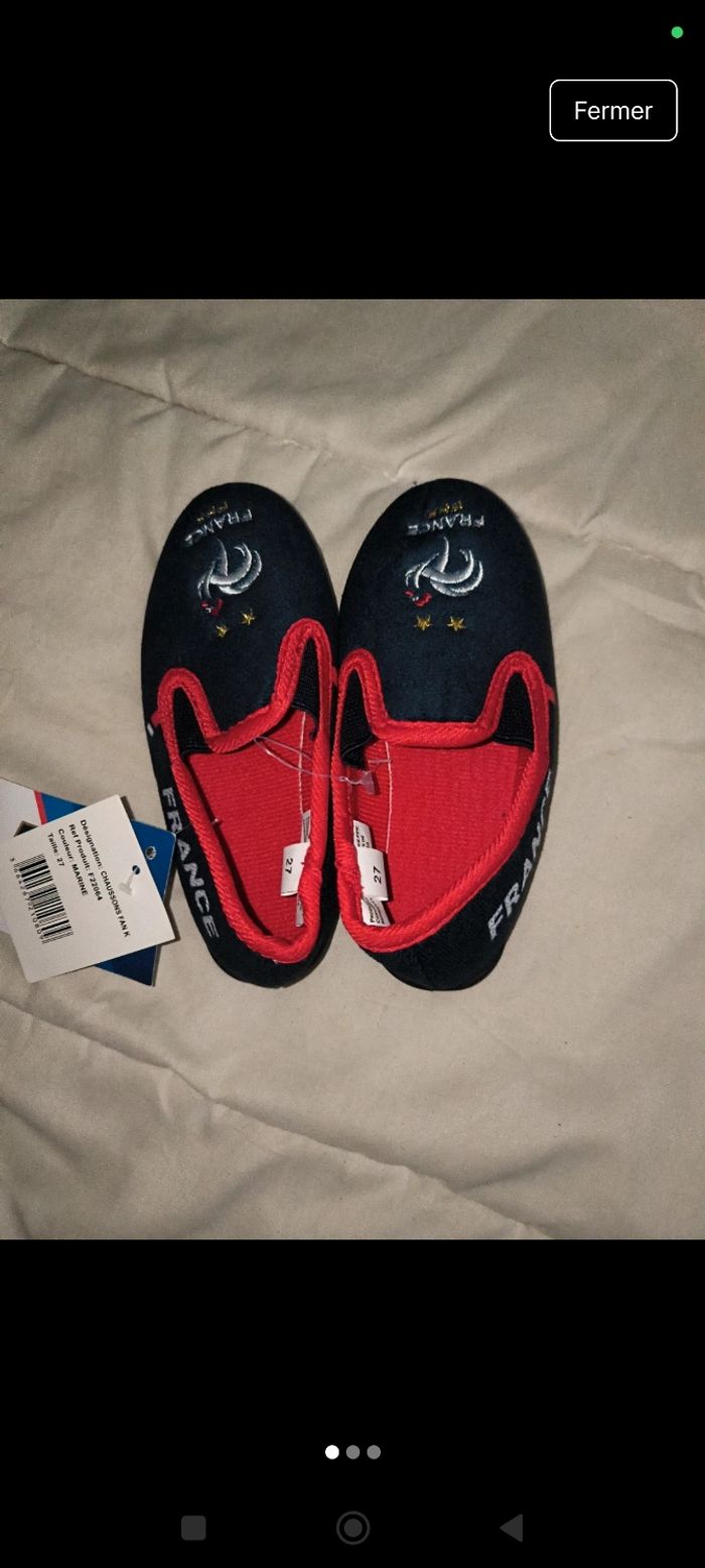 Chausson neuf avec étiquette