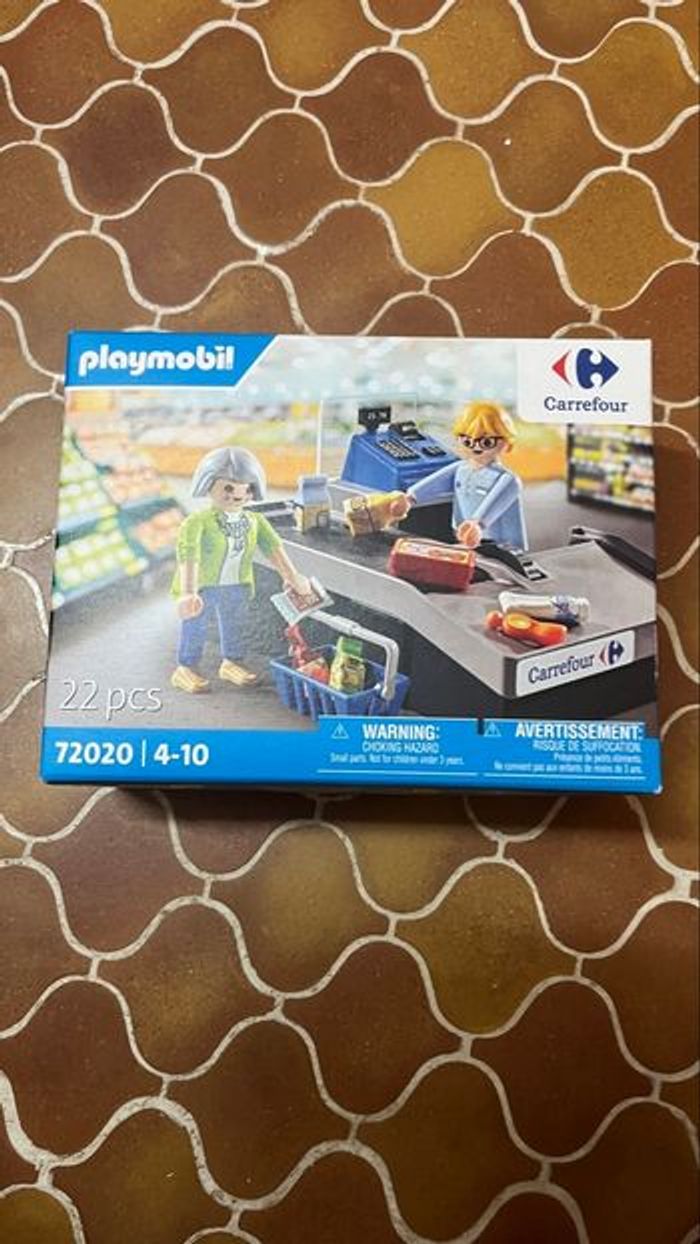 Playmobil 72020 caisse carrefour