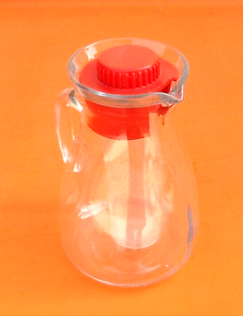 Pichet / Broc avec tube à glaçons Verre moulé CERVE Italy