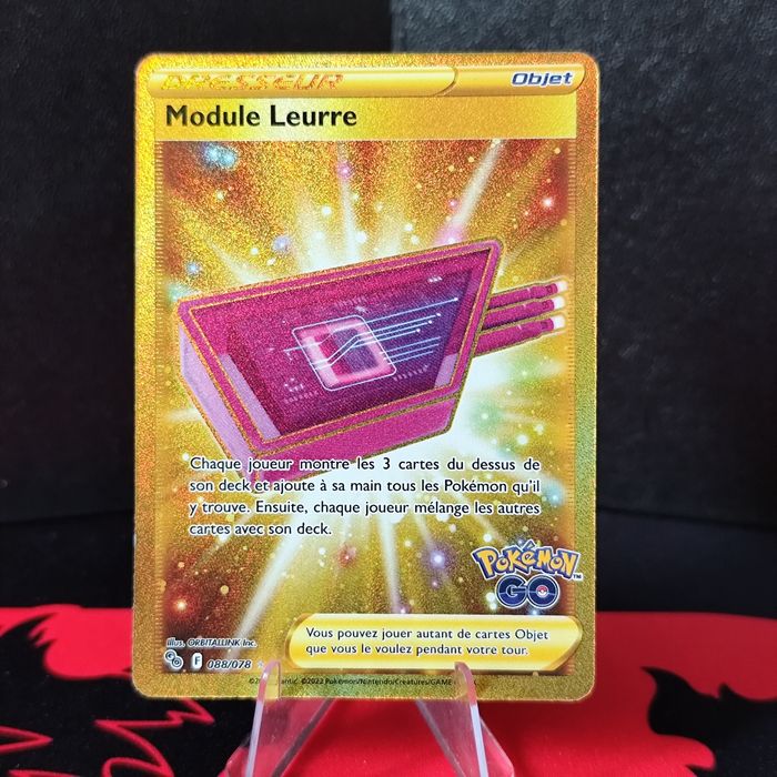 Carte pokémon neuve 🇨🇵 Module de leurre Gold 088/078 Pokémon GO - photo numéro 1