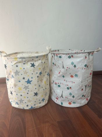 Lot de 2 paniers rangement 