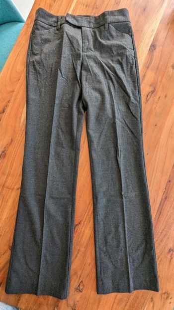 Pantalon droit gris anthracite T38