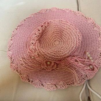 Chapeau paille  52 cm