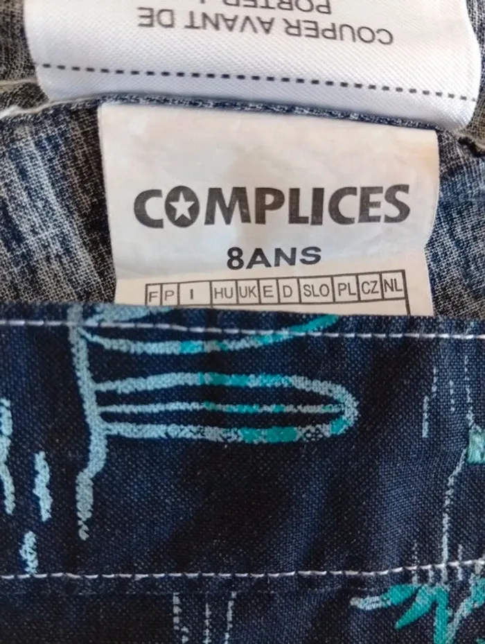 Chemise manches courtes garçon complice - photo numéro 7