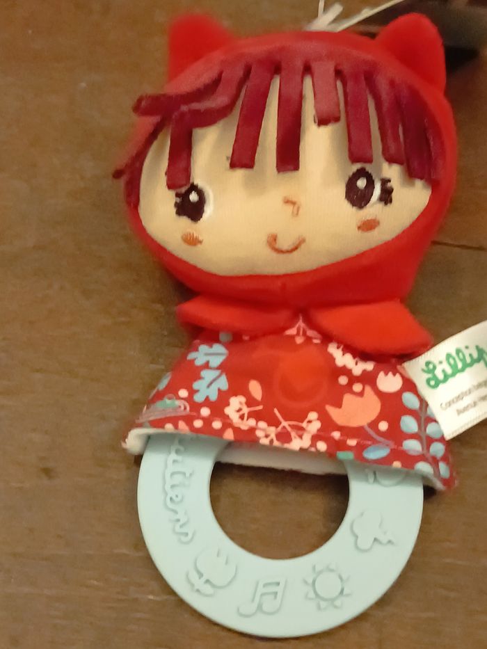 Hochet peluche Lilliputiens - photo numéro 4