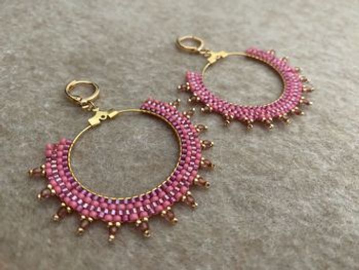 Boucles d’oreilles Miyuki - photo numéro 5