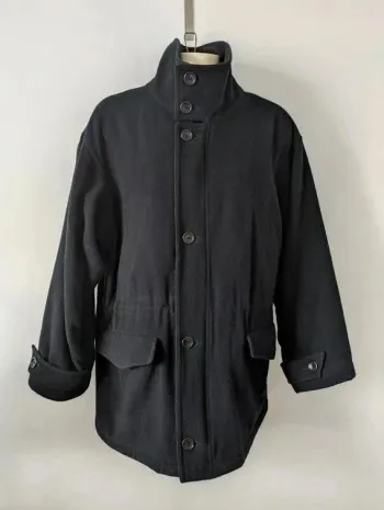 Manteau zippé en laine et cachemire - taille XL/XXL