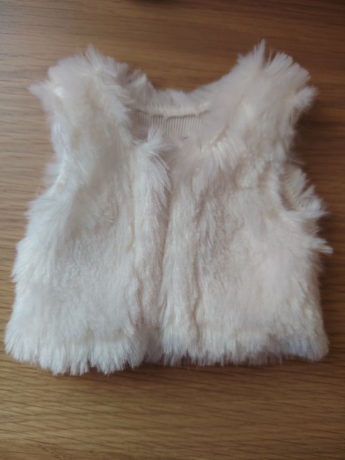 Gilet Corolle en fausse fourrure