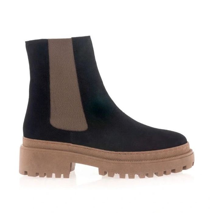 Bottines en daim noir - photo numéro 2