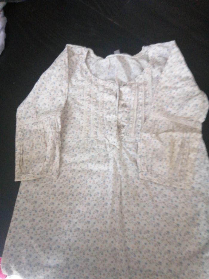 Tunique Fleurie 4 ans Vinyl Fraise