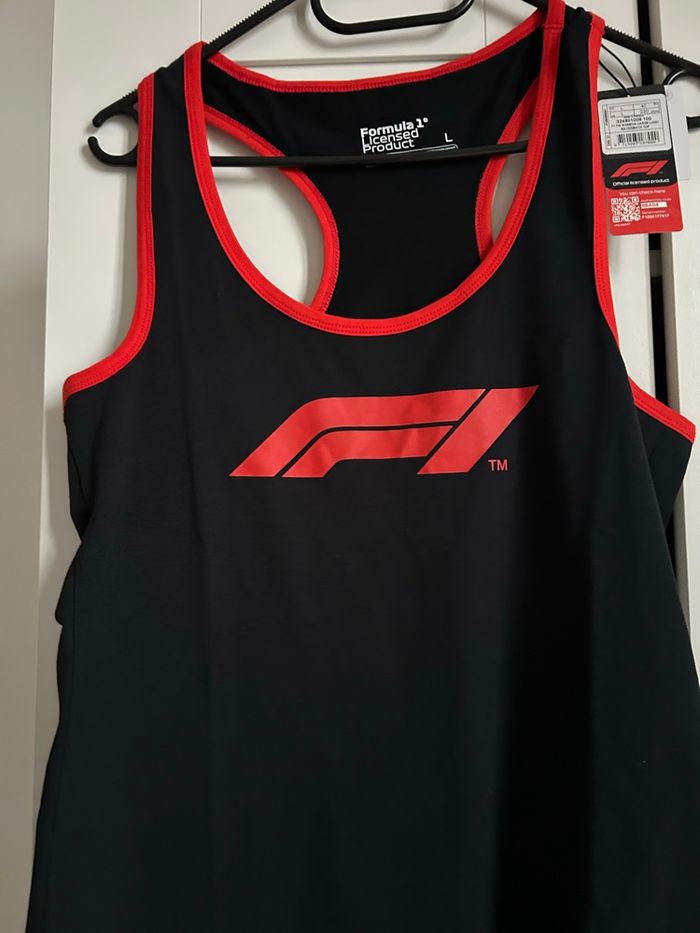 Débardeur noir Officiel Formula 1 (F1) Neuf Taille L - photo numéro 2