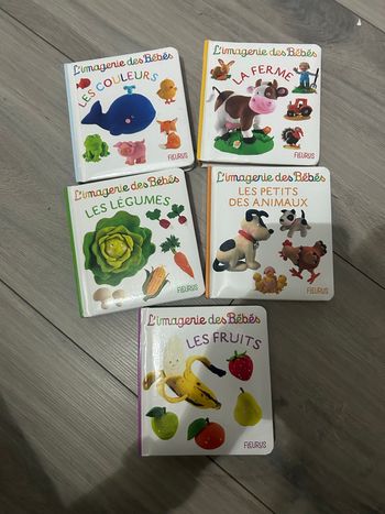 Lot de 5 livres « l’imagerie des bébés » 